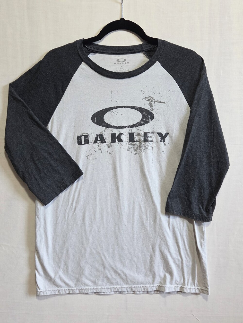 Oakley 3/4 Sleeve Baseball Style Shirt L
